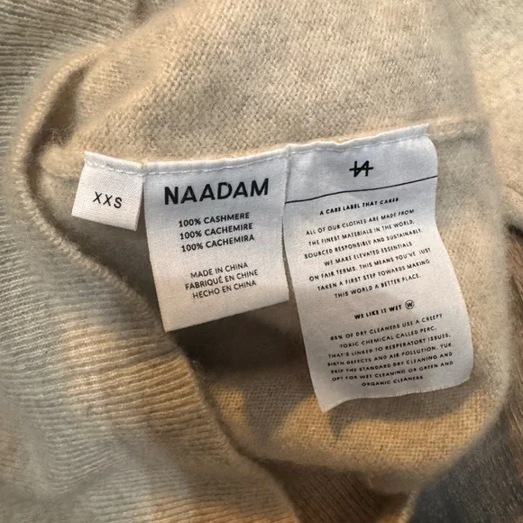 NAADAM Cashmere Tan Sweater - Picture 6 of 6
